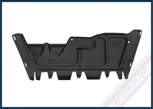 Bottom engine cover - middle part fits to: Audi A3 I 8L, S3 8L 1996 - 2003, Seat LEON I 1999 - 2005, TOLEDO II 1998 - 2004, Skoda OCTAVIA I 1996 - 2010, Volkswagen BORA 1998 - 2005, GOLF IV 1997 - 2006