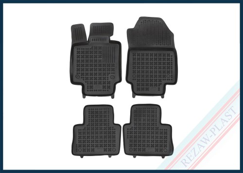 Floor mats black fit to: Suzuki ACROSS 2020 -, Toyota RAV4 V 2018 -