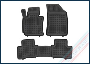 Dywaniki podłogowe czarne pasują do: SsangYong TIVOLI 2015 - 2023 , TIVOLI GRAND 2021 - 2023 , XLV 2016 - 2019