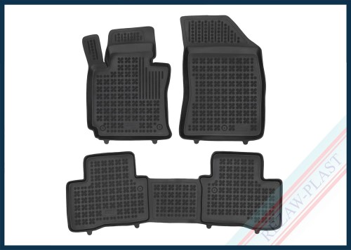 Dywaniki podłogowe czarne pasują do: SsangYong TIVOLI 2015 - 2023 , TIVOLI GRAND 2021 - 2023 , XLV 2016 - 2019