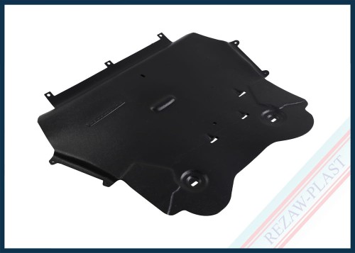 Bottom engine cover - middle part fits to: Citroen BERLINGO III, Opel COMBO E, Peugeot PARTNER III, RIFTER 2018 -, 3008 II 2016 -, 5008 II 2017 -, Toyota PROACE CITY, PROACE CITY VERSO 2019 -