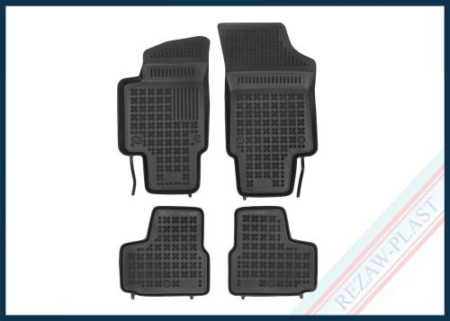 Floor mats black fit to: Seat MII 2012 - 2018, Skoda CITIGO 2011 - 2019, Volkswagen UP 2011 -