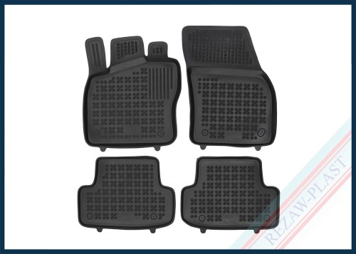 Dywaniki podłogowe czarne pasują do: Volkswagen T - ROC 2017 - 2026, T - ROC R 2019 - 2026