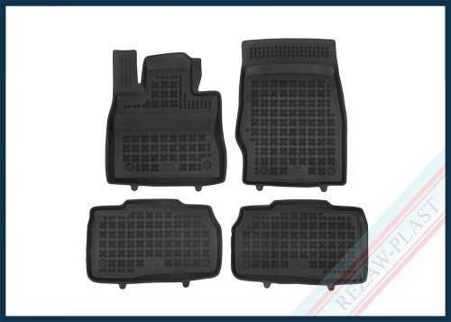 Floor mats black fit to: Ford EXPLORER VI 2020 -