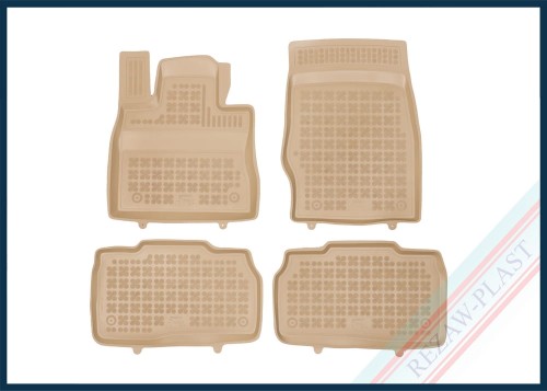 Floor mats beige fit to: Ford EXPLORER VI 2020 -