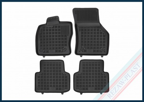 Dywaniki podłogowe czarne pasują do: Cupra FORMENTOR 2020 - 2024, Cupra LEON 2020 - 2024, Seat LEON IV (MK4) 2020 - 2024