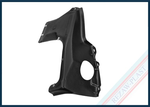 Bottom engine cover - left side fits to: Seat CORDOBA I 1999 - 2003, IBIZA II 1999 - 2002, Volkswagen POLO III CLASSIC, POLO III 2000 - 2001