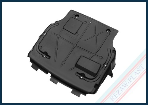 Bottom engine cover fits to: Volkswagen CALIFORNIA T5 2009 - 2015, T6, T6.1 2016 -, CARAVELLE T6, T6.1 2016 -, MULTIVAN T5 2003 - 2015, T6.1 2020 -, TRANSPORTER T5 2003 - 2015, T6, T6.1 2016 -