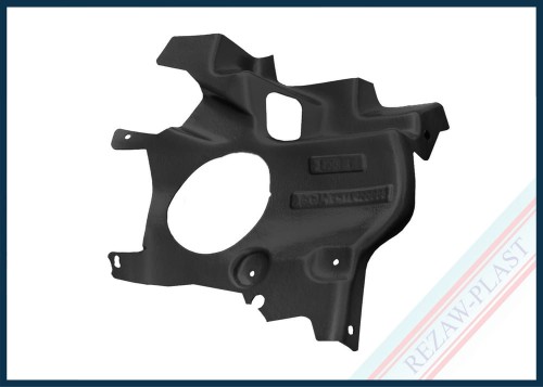 Osłona dolna silnika - bok prawy pasuje do: Peugeot 206 1998 - 2012, 206+ 2009 - 2012