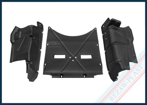 Osłona dolna silnika - komplet pasuje do: Fiat STILO 2001 - 2007