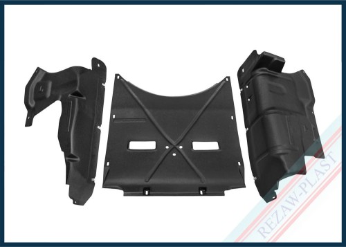 Osłona dolna silnika - komplet pasuje do: Fiat STILO 2001 - 2007