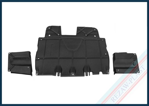 Bottom engine cover - full set fits to: Fiat GRANDE PUNTO 2005 - 2009, GRANDE PUNTO ABARTH 2007 - 2011