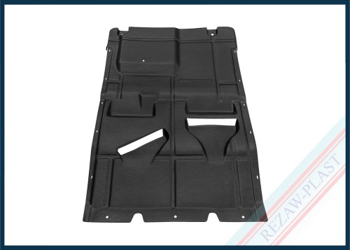 Osłona dolna silnika - środek pasuje do: Citroen JUMPER II 2006 - 2018, Fiat DUCATO III 2006 - 2021, Peugeot BOXER II 2006 - 2014, BOXER III 2014 - 2018