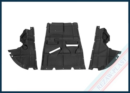 Osłona dolna silnika - komplet pasuje do: Citroen JUMPER II 2006 - 2018, Fiat DUCATO III 2006 - 2021, Peugeot BOXER II 2006 - 2014, BOXER III 2014 - 2021