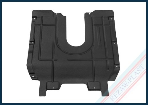 Bottom engine cover - middle part fits to: Fiat BRAVO II 2007 - 2014, Lancia DELTA III 2008 - 2014