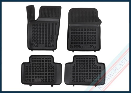 Dywaniki podłogowe czarne pasują do: Dodge DURANGO III 2011 -, Jeep GRAND CHEROKEE WK2 2010 - 2021
