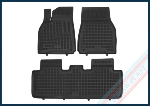 Floor mats black fit to: Tesla Model Y 2020 -