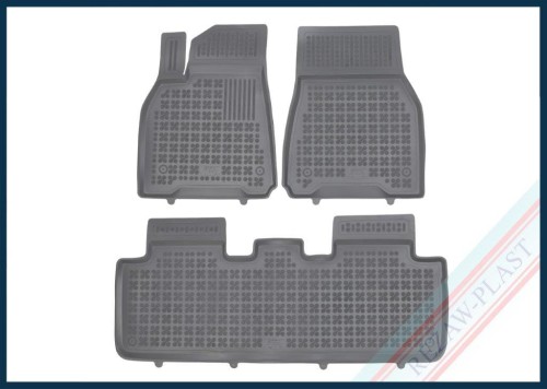 Dywaniki podłogowe szare pasują do: Tesla Model Y 2020 - 2025