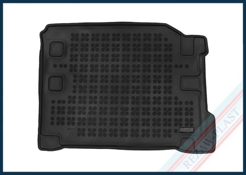 Trunk mat black fits to: Jeep WRANGLER UNLIMITED JL 2018 -