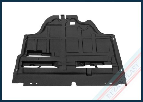 Bottom engine cover fits to: Nissan PRIMASTAR I 2001 - 2006, Opel VIVARO I 2002 - 2006, Renault TRAFIC II 2001 - 2006