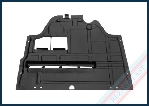 Bottom engine cover fits to: Nissan PRIMASTAR I 2001 - 2006, Opel VIVARO I 2002 - 2006, Renault TRAFIC II 2001 - 2006