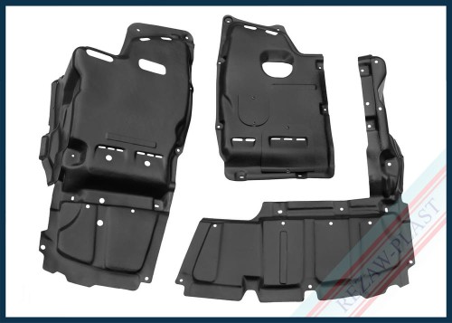 Bottom engine cover - full set fits to: Toyota AVENSIS II 2003 - 2009