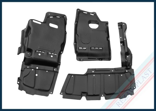 Bottom engine cover - full set fits to: Toyota AVENSIS II 2003 - 2006