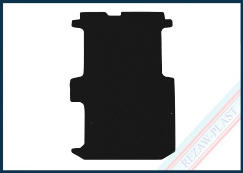 Flat Cargo mat fits to: Nissan PRIMASTAR I 2001 - 2014, Opel VIVARO I 2001 - 2014, Renault TRAFIC II 2001 - 2014
