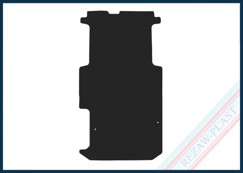 Flat Cargo mat fits to: Nissan PRIMASTAR I 2001 - 2014, Opel VIVARO I 2001 - 2014, Renault TRAFIC II 2001 - 2014