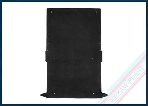 Flat Cargo mat fits to: Fiat DOBLO II CARGO MAXI 2010 -  2022, Opel COMBO D CARGO MAXI 2011 - 2018