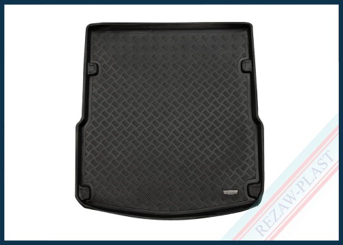 Trunk mat PE with rubber surface fits to: Audi A6 III C6 2008 - 2011