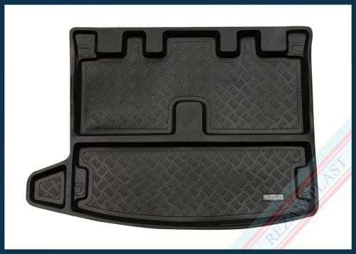 Trunk mat PE with rubber surface fits to: Dacia JOGGER 2021 - 