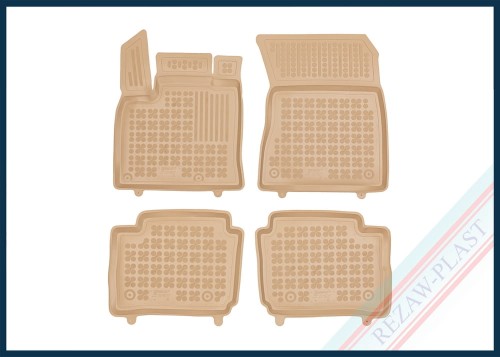 Floor mats beige fit to: Nissan QASHQAI III 2022 -