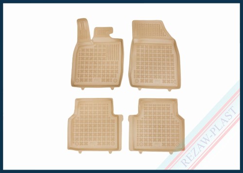 Floor mats beige fit to: Skoda ENYAQ iV 2020 -