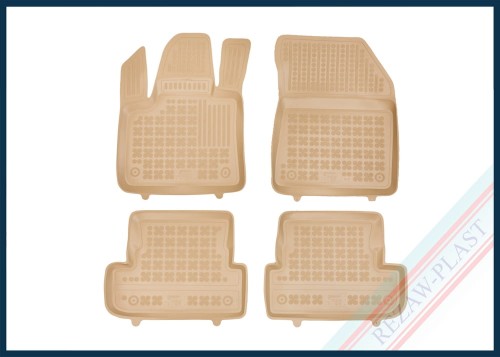 Floor mats beige fit to: Opel GRANDLAND X 2017 - 2021, GRANDLAND I 2021 - 2025