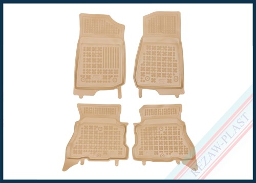Dywaniki podłogowe beżowe pasują do: Jeep WRANGLER UNLIMITED JL 2018 -