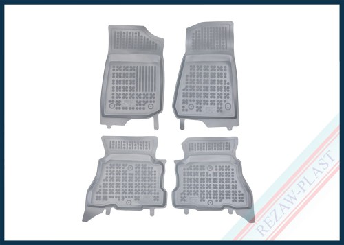 Dywaniki podłogowe szare pasują do: Jeep WRANGLER UNLIMITED JL 2018 -