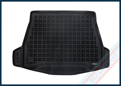 Trunk mat black fits to: Subaru Solterra 2022 -, Toyota bZ4X 2022 -