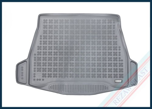 Trunk mat grey fits to: Subaru Solterra 2022 -, Toyota bZ4X 2022 -