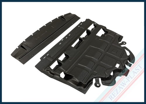 Bottom engine cover - full set fits to: Nissan PRIMASTAR I 2006 - 2014, OPEL VIVARO I 2006 - 2014, Renault TRAFIC II 2006 - 2014