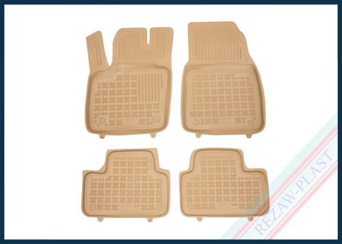 Floor mats beige fit to: Volvo XC40 RECHARGE 2022 -