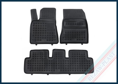Floor mats black fit to: Tesla Model 3 2021 - 2023