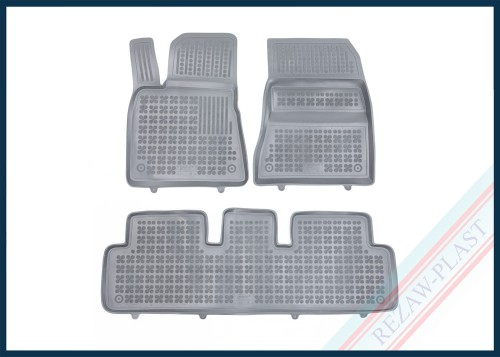 Floor mats grey fit to: Tesla Model 3 2021 - 2023
