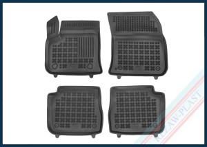 Floor mats black fit to: Citroen E - C4 III 2020 -, Peugeot e - 2008 II 2019 - 