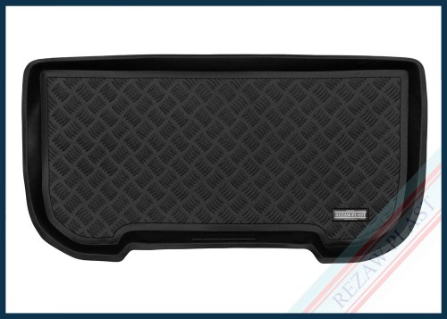 Trunk mat PE with rubber surface fits to: Opel ADAM 2013 - 2019