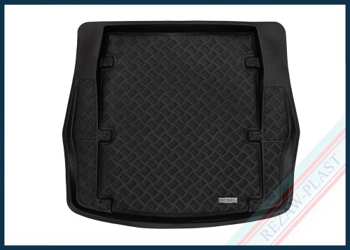 Trunk mat PE with rubber surface fits to: BMW 2 (F22) Coupe 2013 - 2021