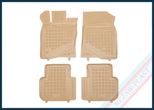 Floor mats beige fit to: Honda CIVIC XI e:HeV 2022 -
