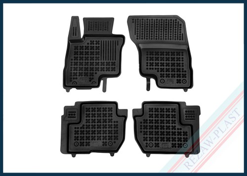 Dywaniki podłogowe czarne pasują do: Mitsubishi ECLIPSE CROSS 2021 -