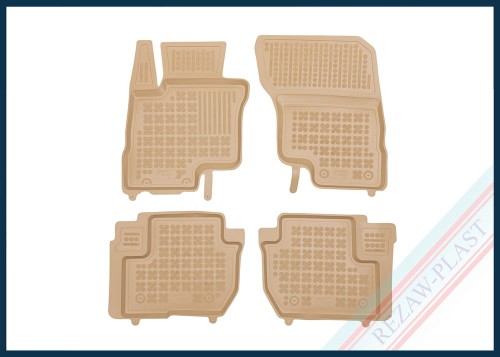 Dywaniki podłogowe beżowe pasują do: Mitsubishi ECLIPSE CROSS 2021 -