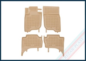 Dywaniki podłogowe beżowe pasują do: Mitsubishi L200 V 2019 -